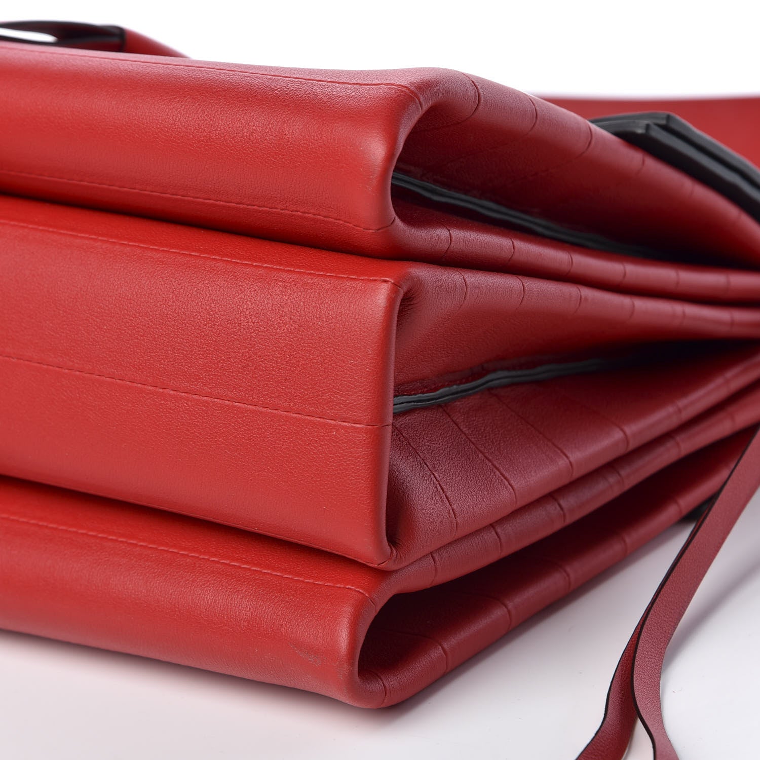 Valentino Garavani Calfskin Medium VRing Shoulder Bag Rouge Pur 6 of 8