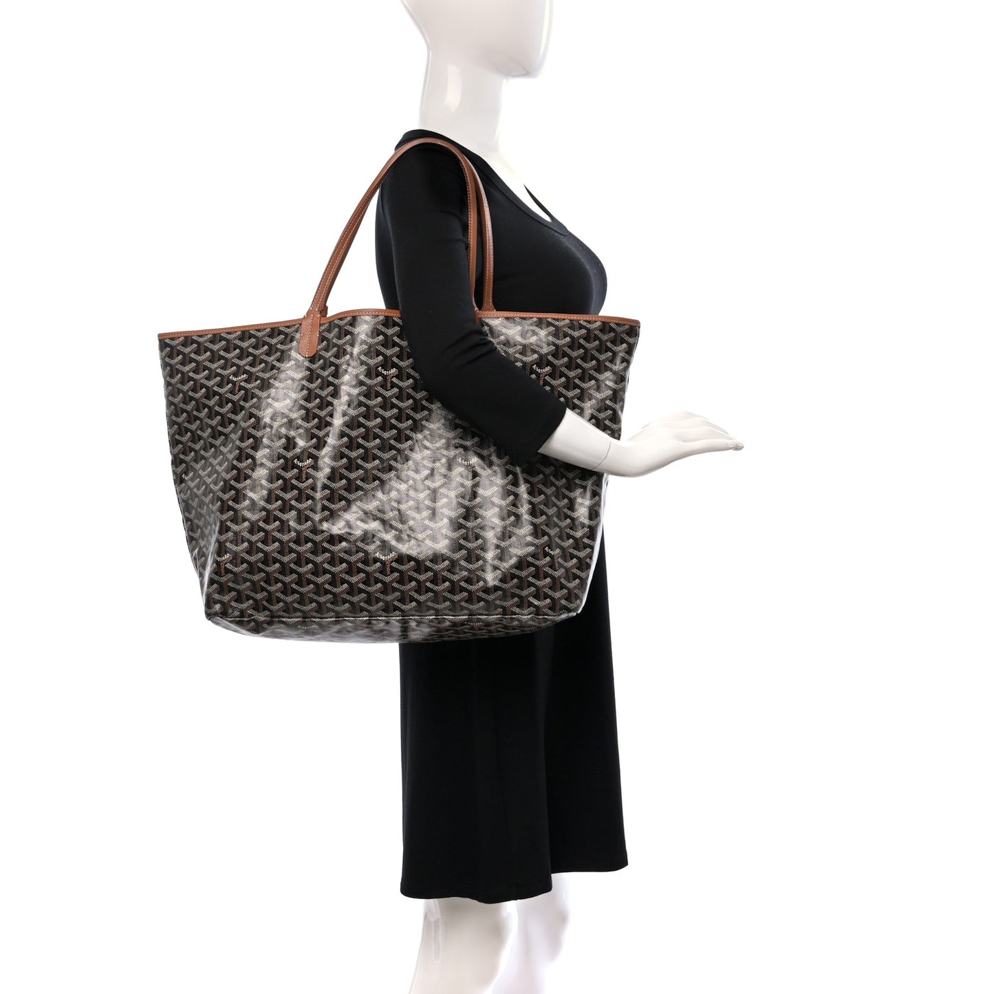 Goyardine Saint Louis GM Black Gold