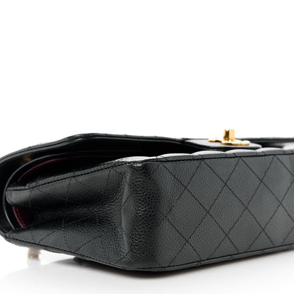 Chanel Caviar Quilted Medium Double Flap Black 10 of 11