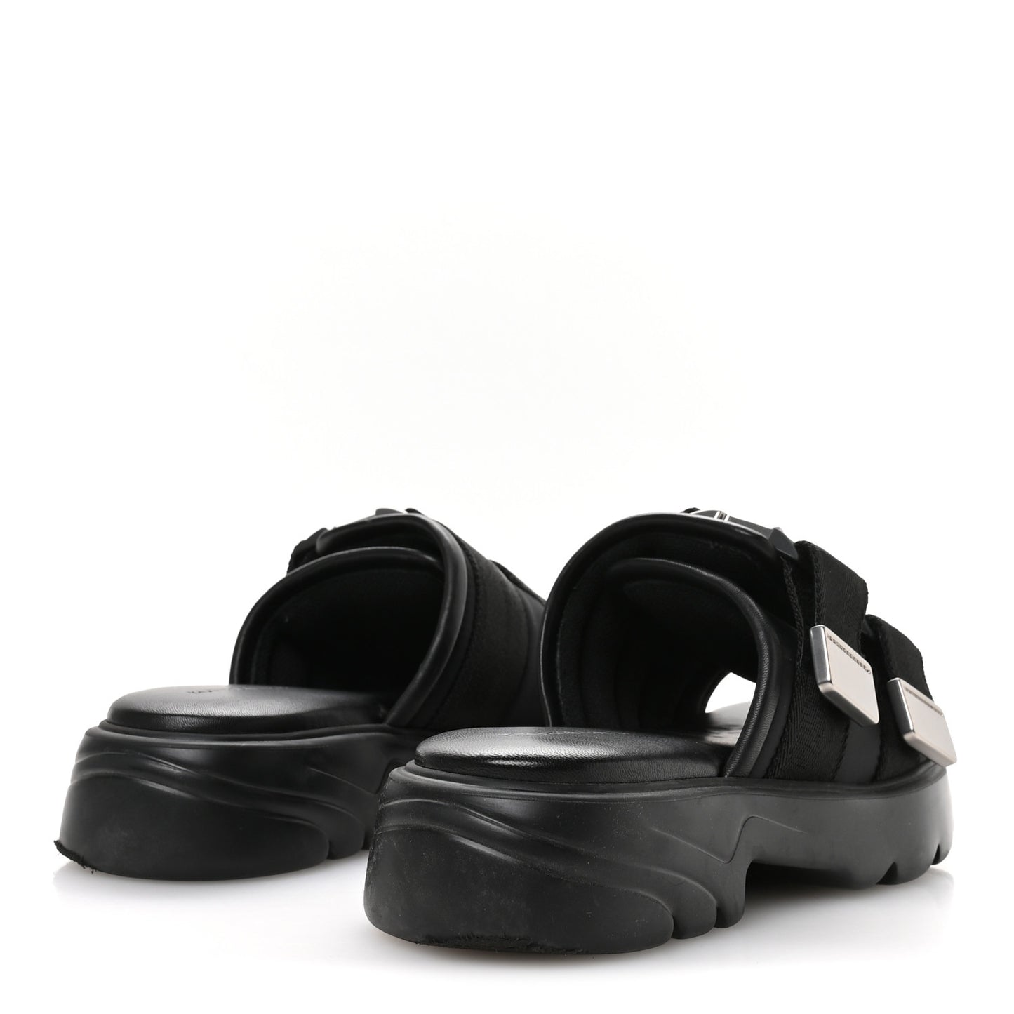Nappa Flash 45mm Flat Sandals 37 Black