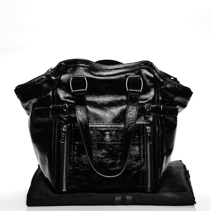 Saint Laurent Patent Small Downtown Black 8 of 8