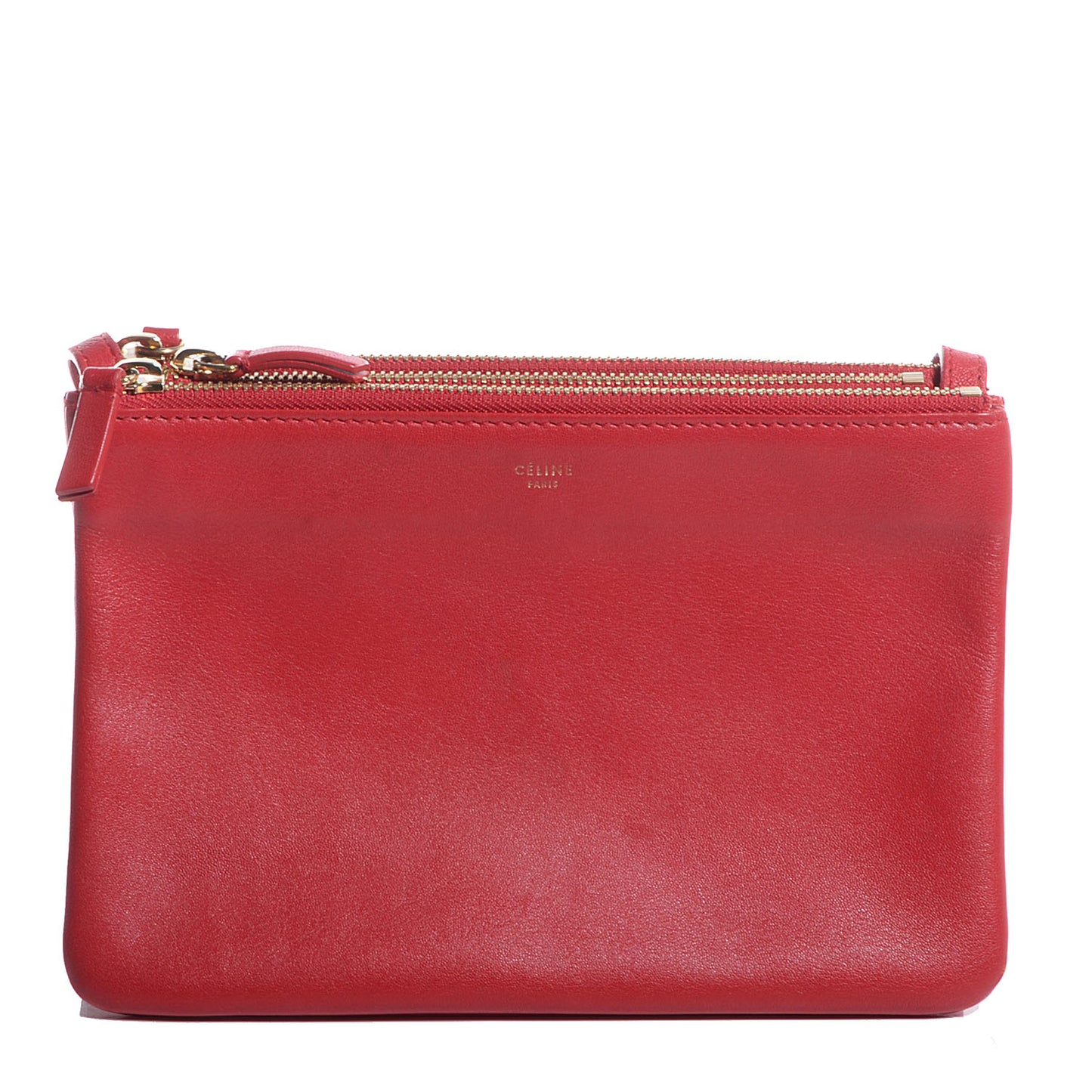 Lambskin Small Trio Crossbody Bag Red