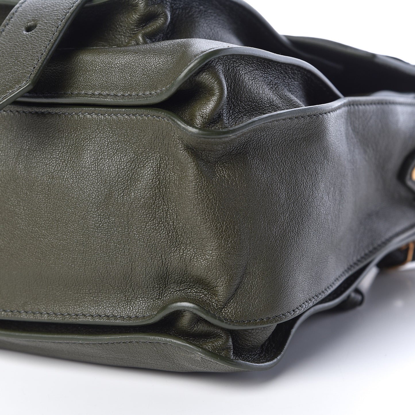 Lambskin Medium PS1 Satchel Military