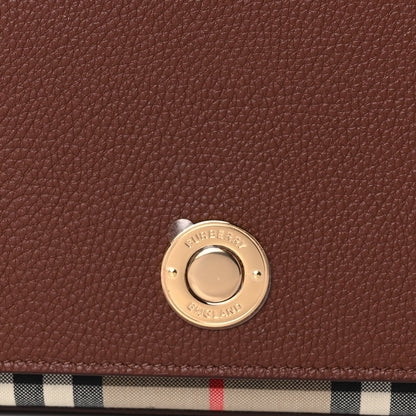 Burberry Calfskin Vintage Check New Hampshire Bag Archive Beige Tan 7 of 9