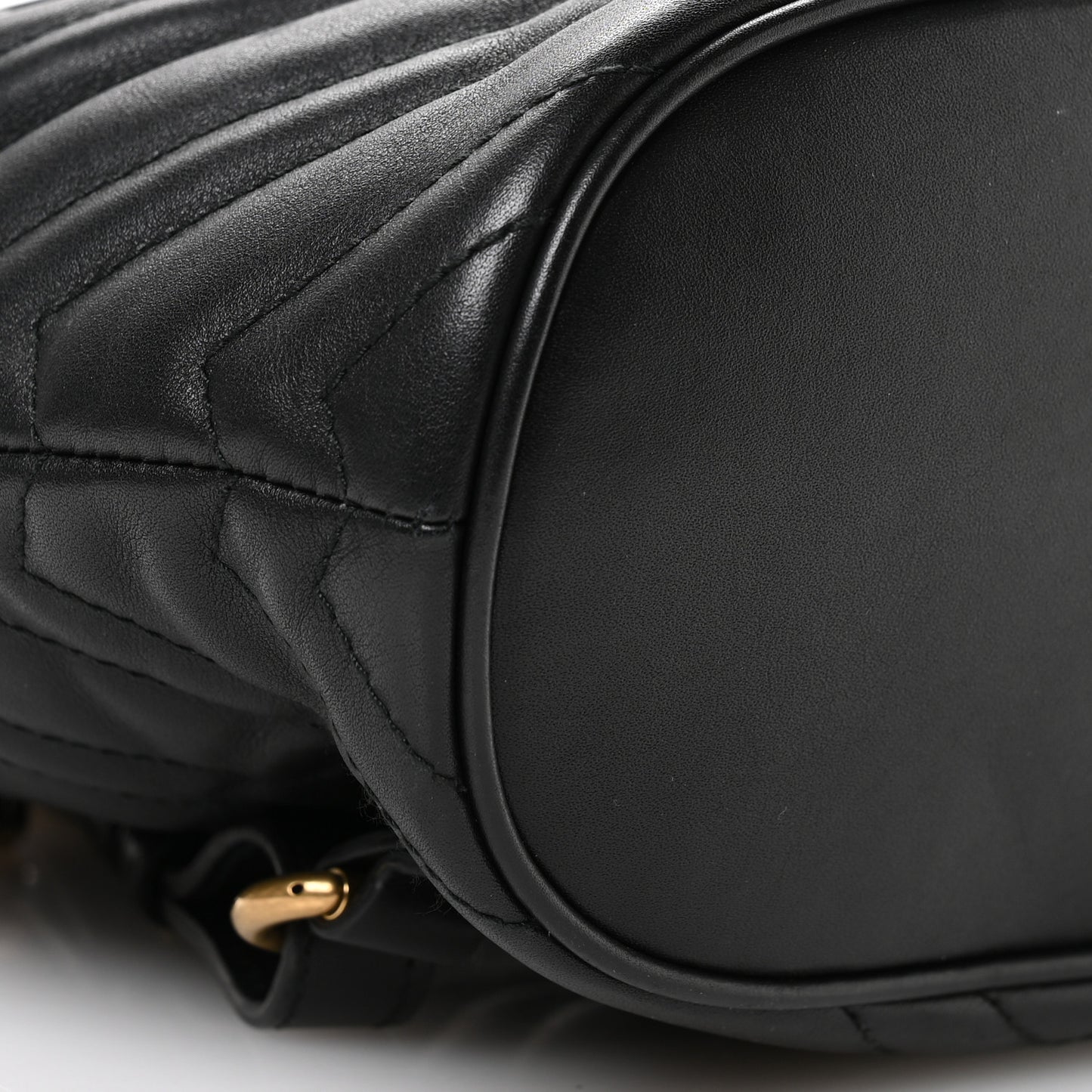 Calfskin Matelasse GG Marmont Flap Backpack Black