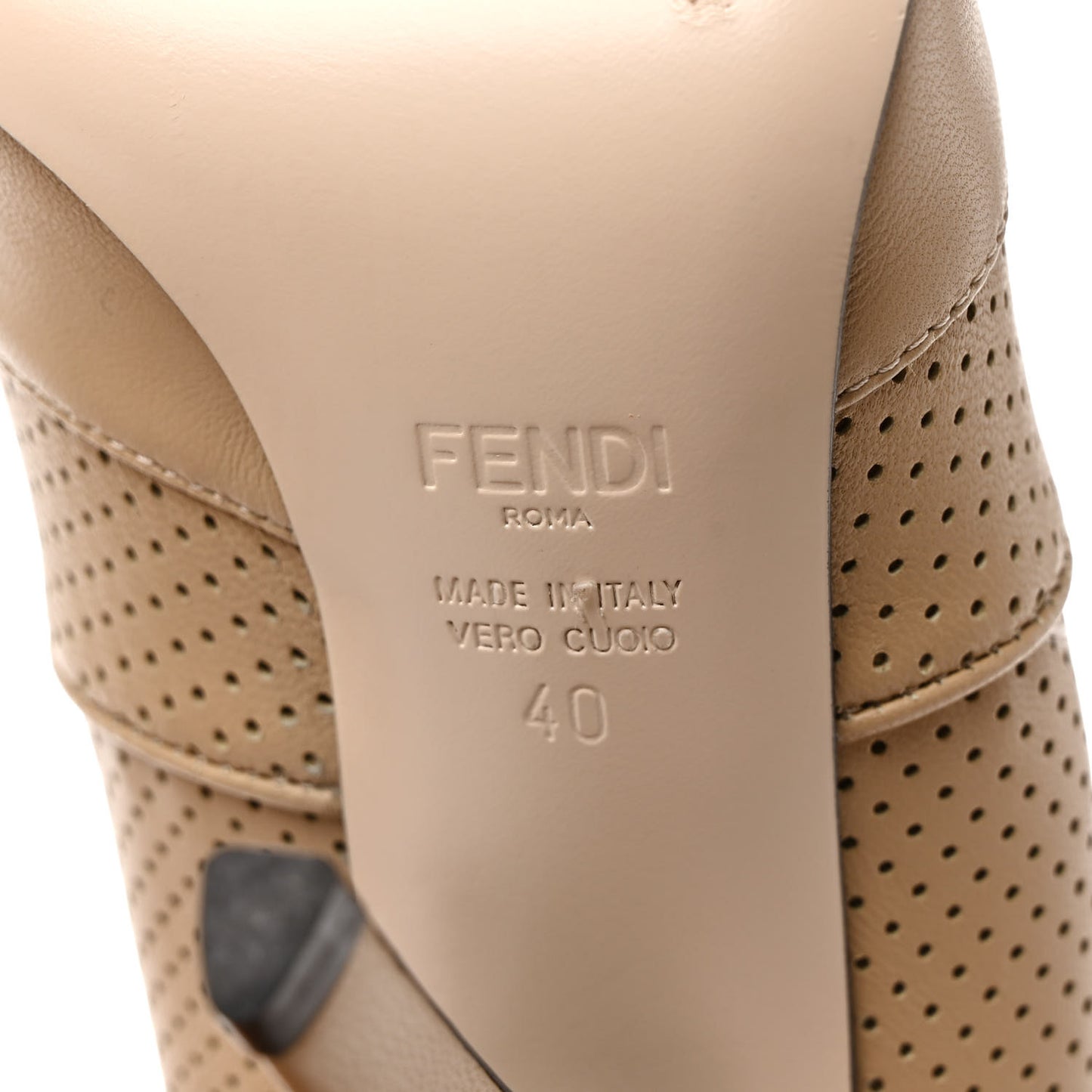 Nappa Stretch Fabric Perforated Striped Rockoko 105mm Sock Boots 40 Amido