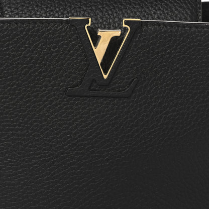 Louis Vuitton Taurillon Capucines BB Black Fuchsia 7 of 9