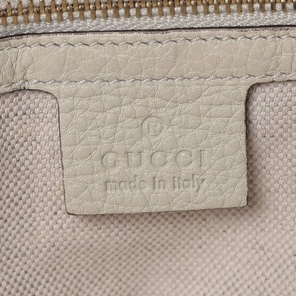 Gucci Straw Calfskin Large Bamboo Shopper Tote Natural 6 of 14