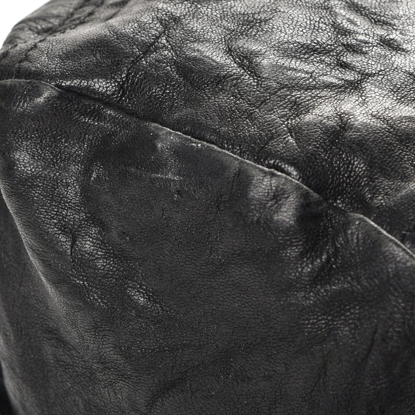 Tumbled Sheepskin Small Pandora Black