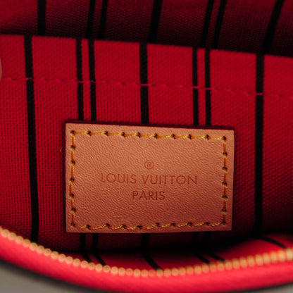 Louis Vuitton Monogram Neverfull MM GM Pochette Cherry 6 of 8