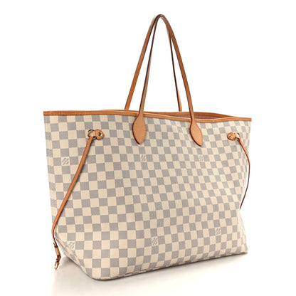 Louis Vuitton Damier Azur Neo Neverfull GM Rose Ballerine 4 of 10