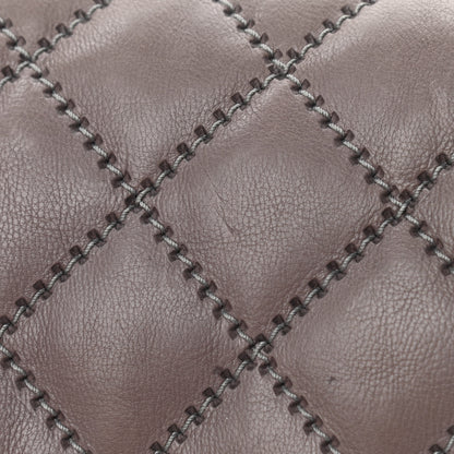 Chanel Calfskin Quilted Retro Chain Flap Grey 15 of 16