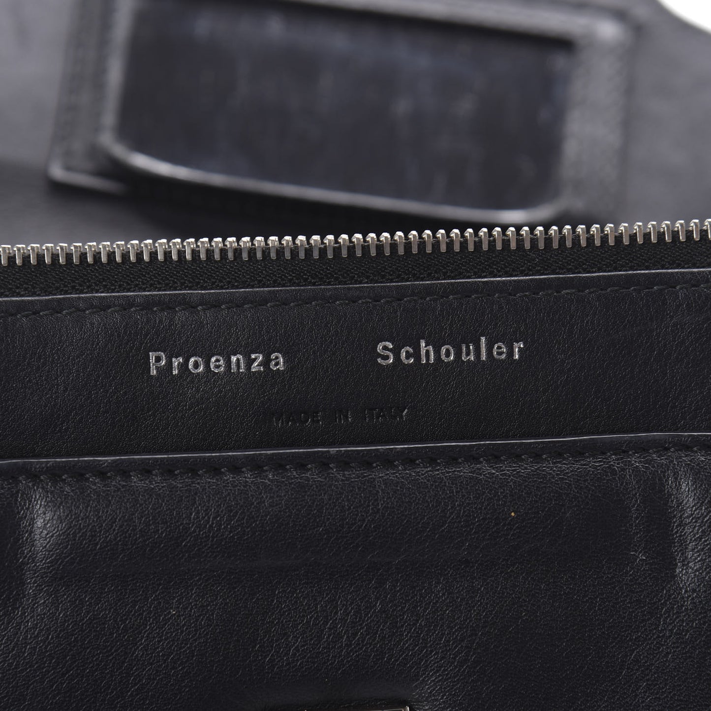 Smooth Calfskin PS11 Chain Wallet Black