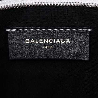Balenciaga Agneau Arena NYC Mini Bazar Pouch Rose Black Gris Rouge 6 of 11