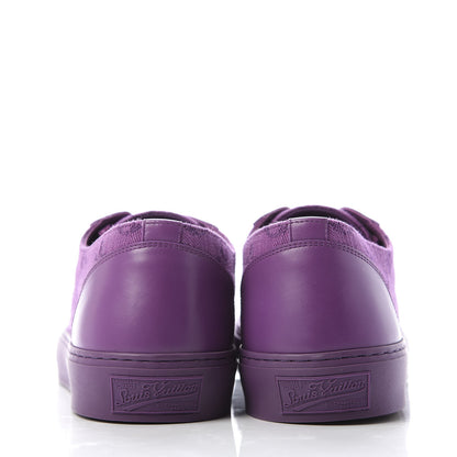 Louis Vuitton Canvas Monogram Mens Tattoo Sneakers 7.5 Violet 6 of 8