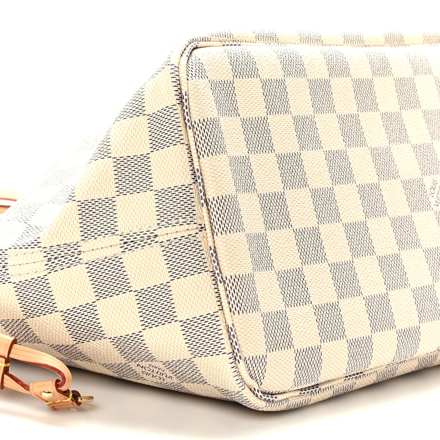 Louis Vuitton Damier Azur Neo Neverfull MM Rose Ballerine 8 of 9