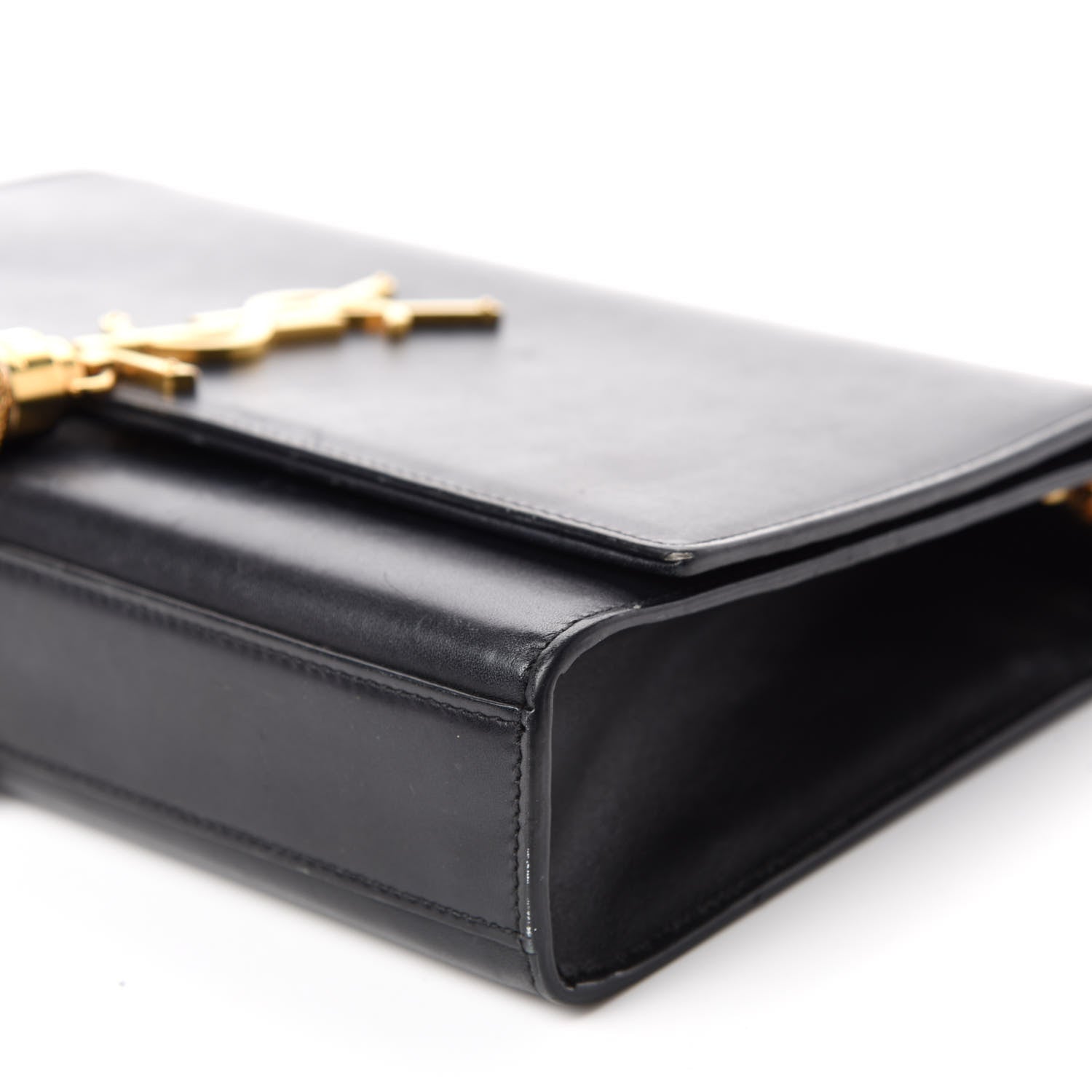 Saint Laurent Smooth Calfskin Medium Classic Monogram Kate Tassel Satchel Black 7 of 11