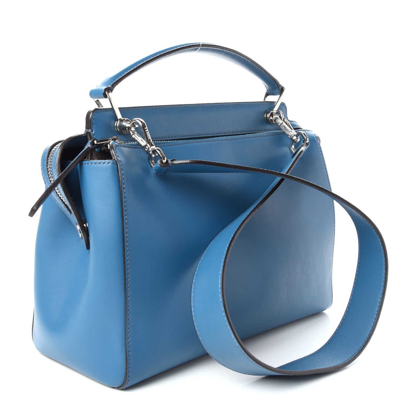 Vitello Baltico Dolce DotCom Satchel Blue