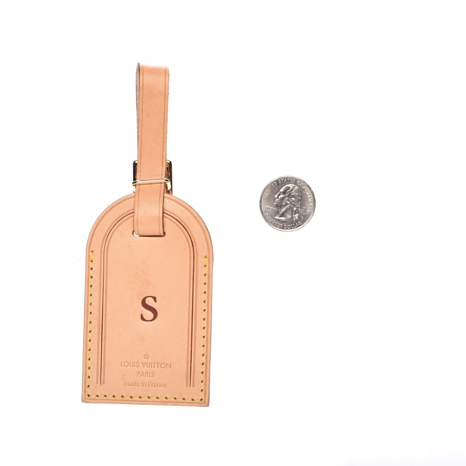 Louis Vuitton Vachetta Luggage Tag 2 of 4