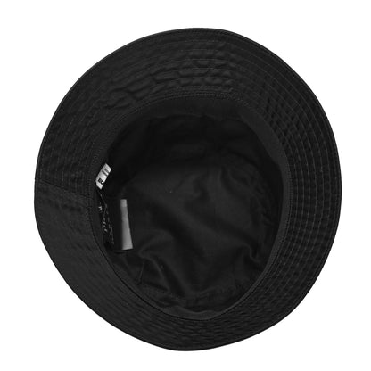 Prada Re-Nylon Metal Triangle Logo Mens Bucket Hat M Black 4 of 5