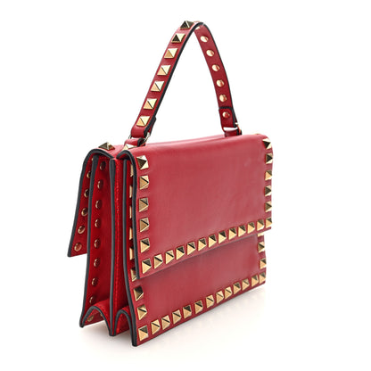 Valentino Garavani Vitello Rockstud Mini Flap Bag Rosso Valentino 3 of 10
