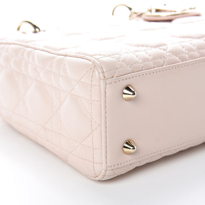 Christian Dior Lambskin Cannage Small Lucky Badges My Lady Dior Pink 5 of 16