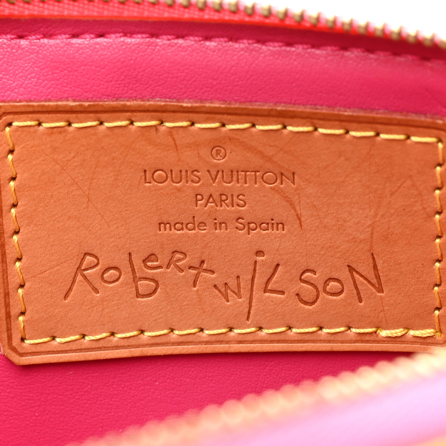 Louis Vuitton Vernis Fluo Lexington Pochette Pink 6 of 9