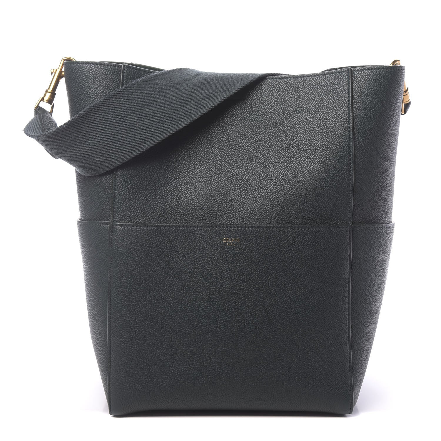 Celine Soft Grained Calfskin Sangle Bucket Bag Amazone 1 of 10