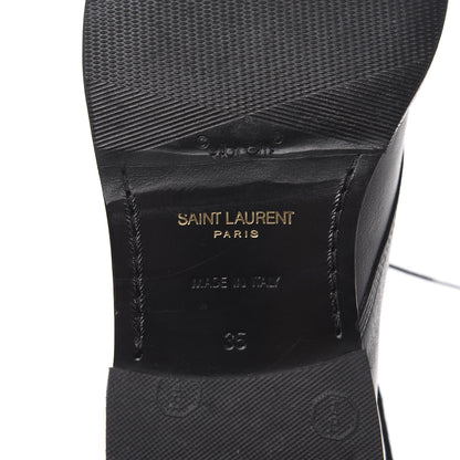 Saint Laurent Smooth Calfskin Ankle Boots 35 Black 7 of 8