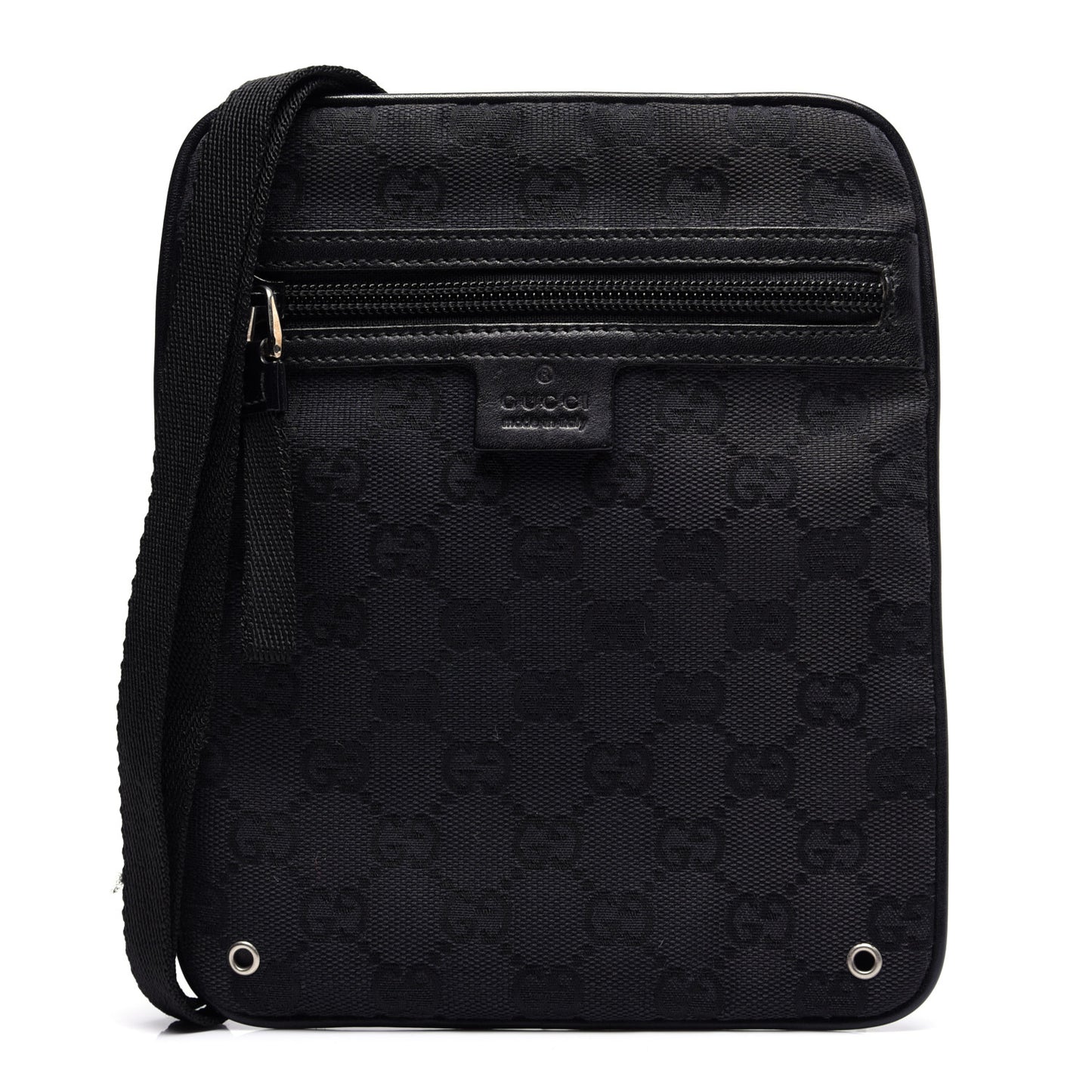 Monogram Small Messenger Black