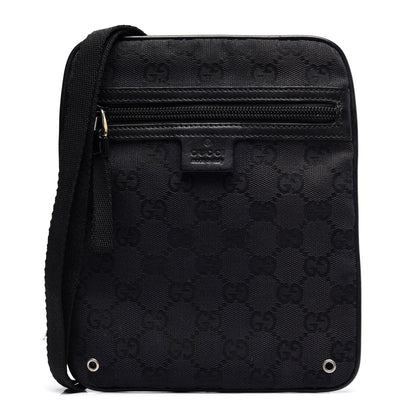 Gucci Monogram Small Messenger Black 1 of 10
