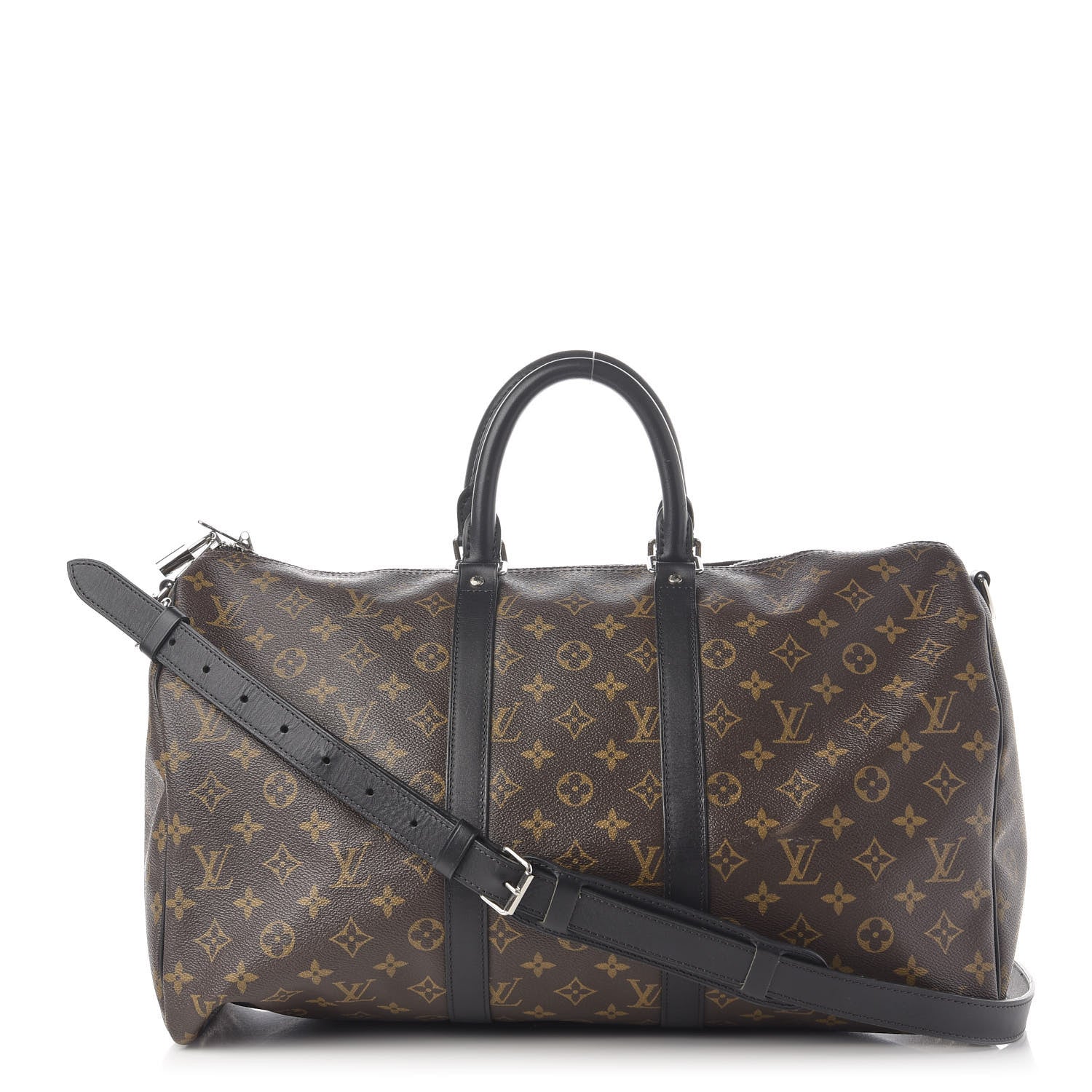Louis Vuitton Monogram Macassar Keepall Bandouliere 45 1 of 9