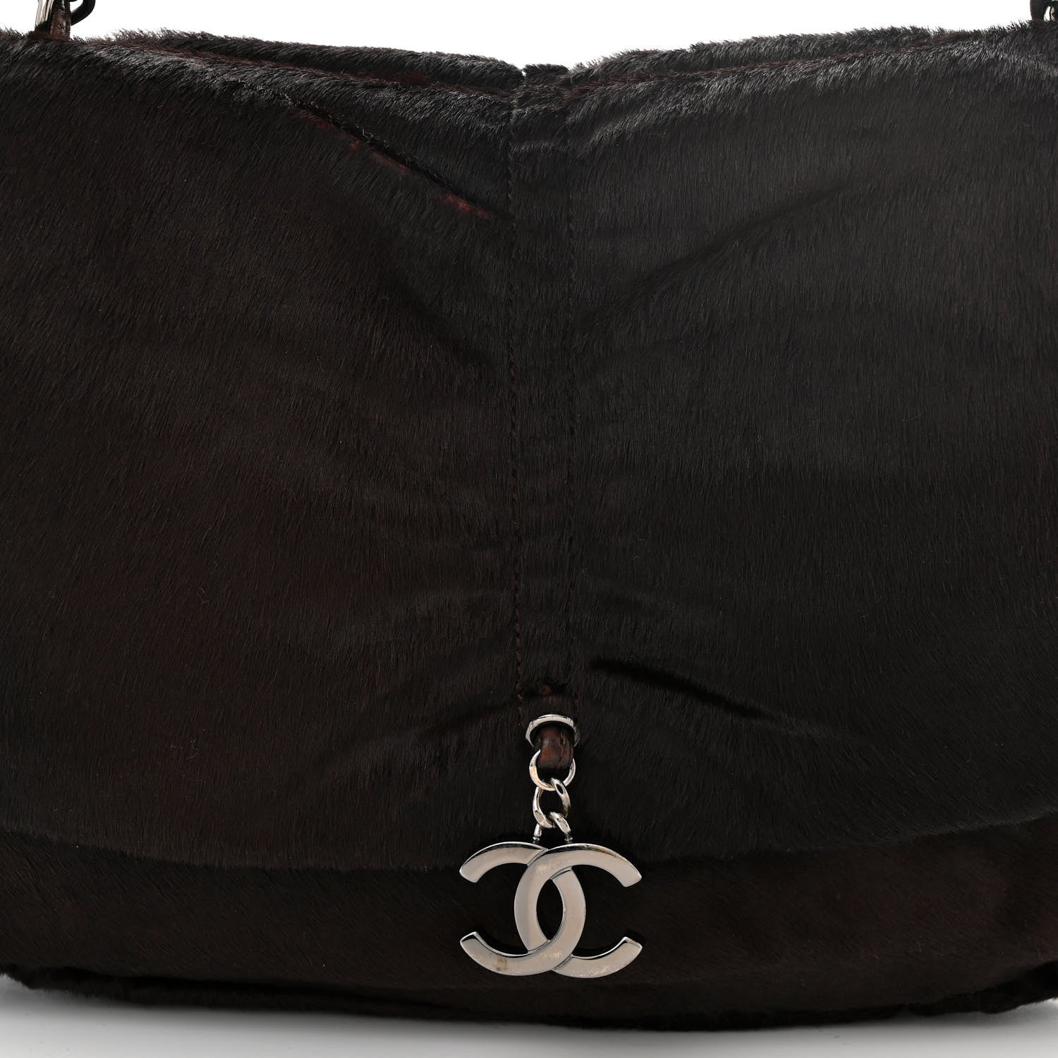Chanel Pony Hair Sharpei Flap Tote Brown 8 of 12