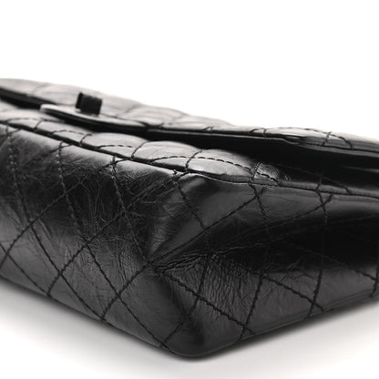 Chanel Aged Calfskin Quilted 2.55 Reissue 226 Flap So Black 6 of 11