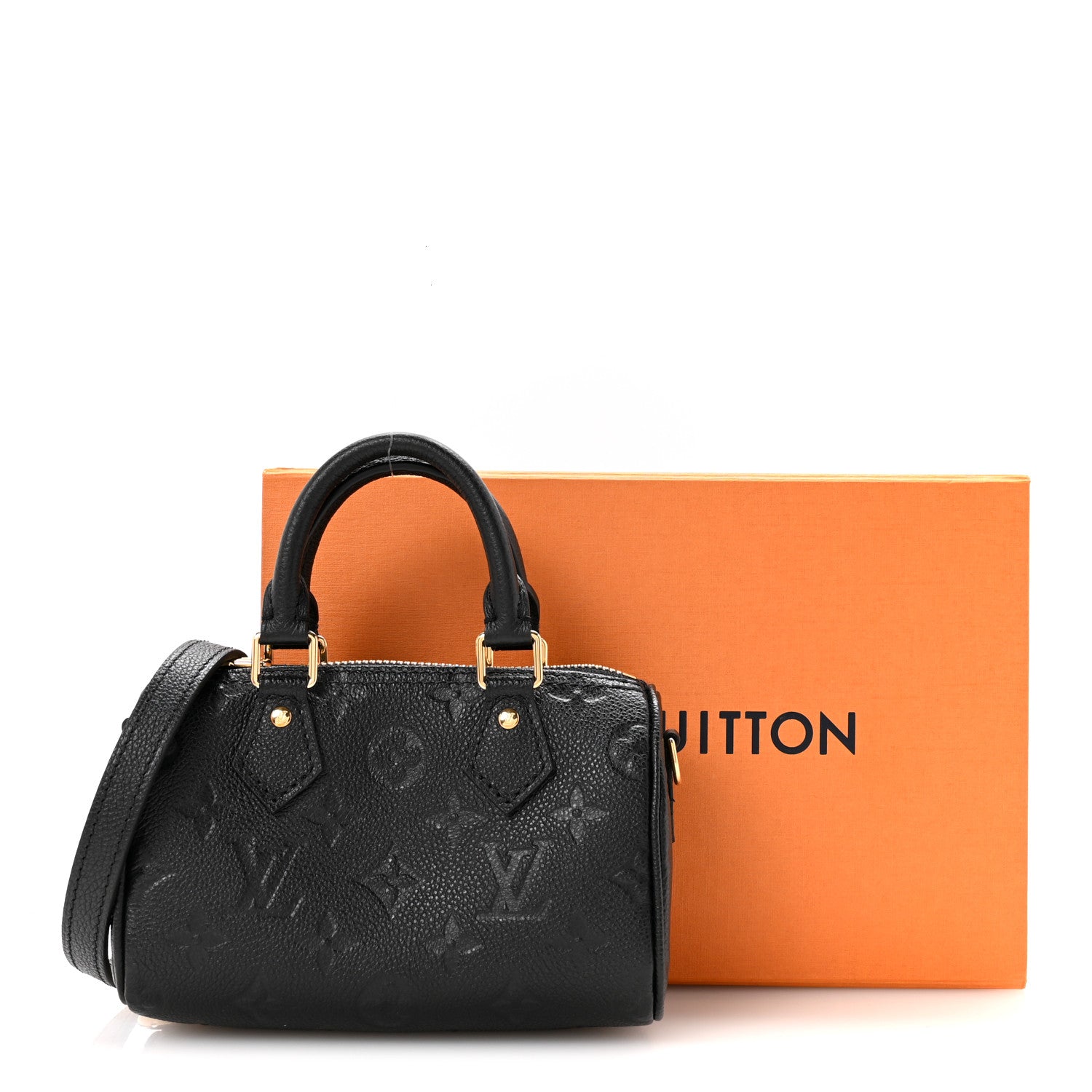 Louis Vuitton Empreinte Monogram Nano Speedy Black 10 of 10