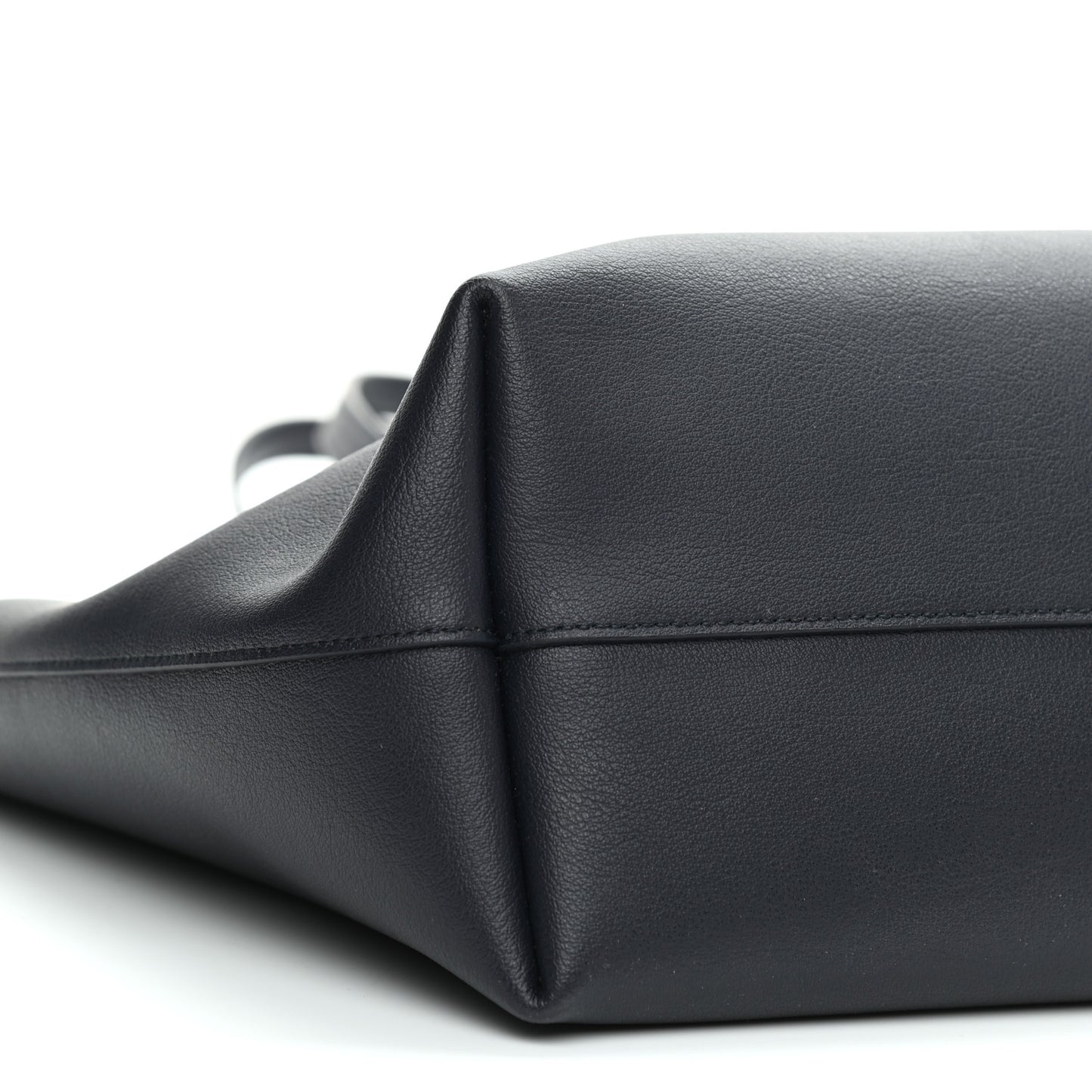 Calfskin Large Shopping Tote Deep Marine