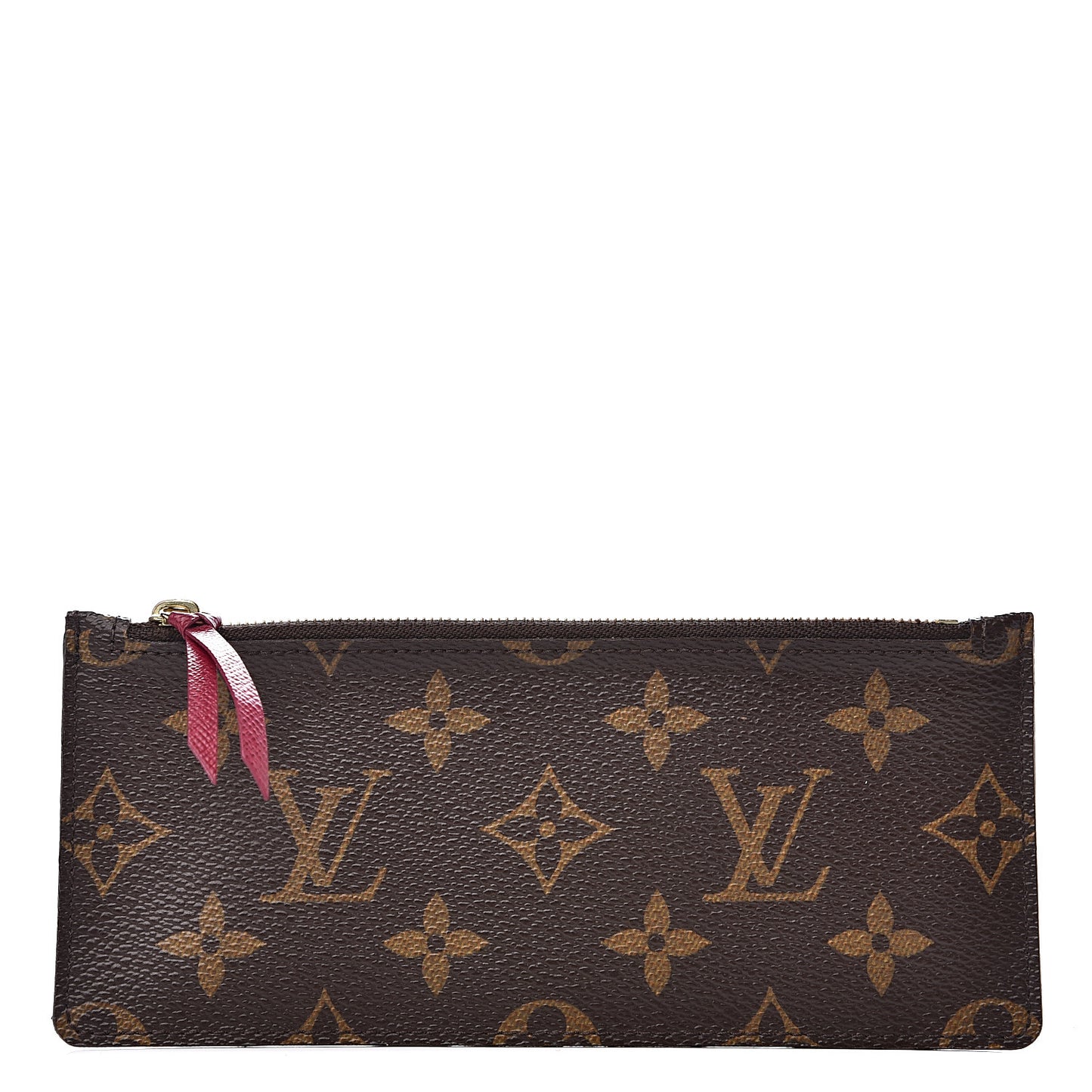 Monogram Josephine Wallet Zippered Insert Fuchsia