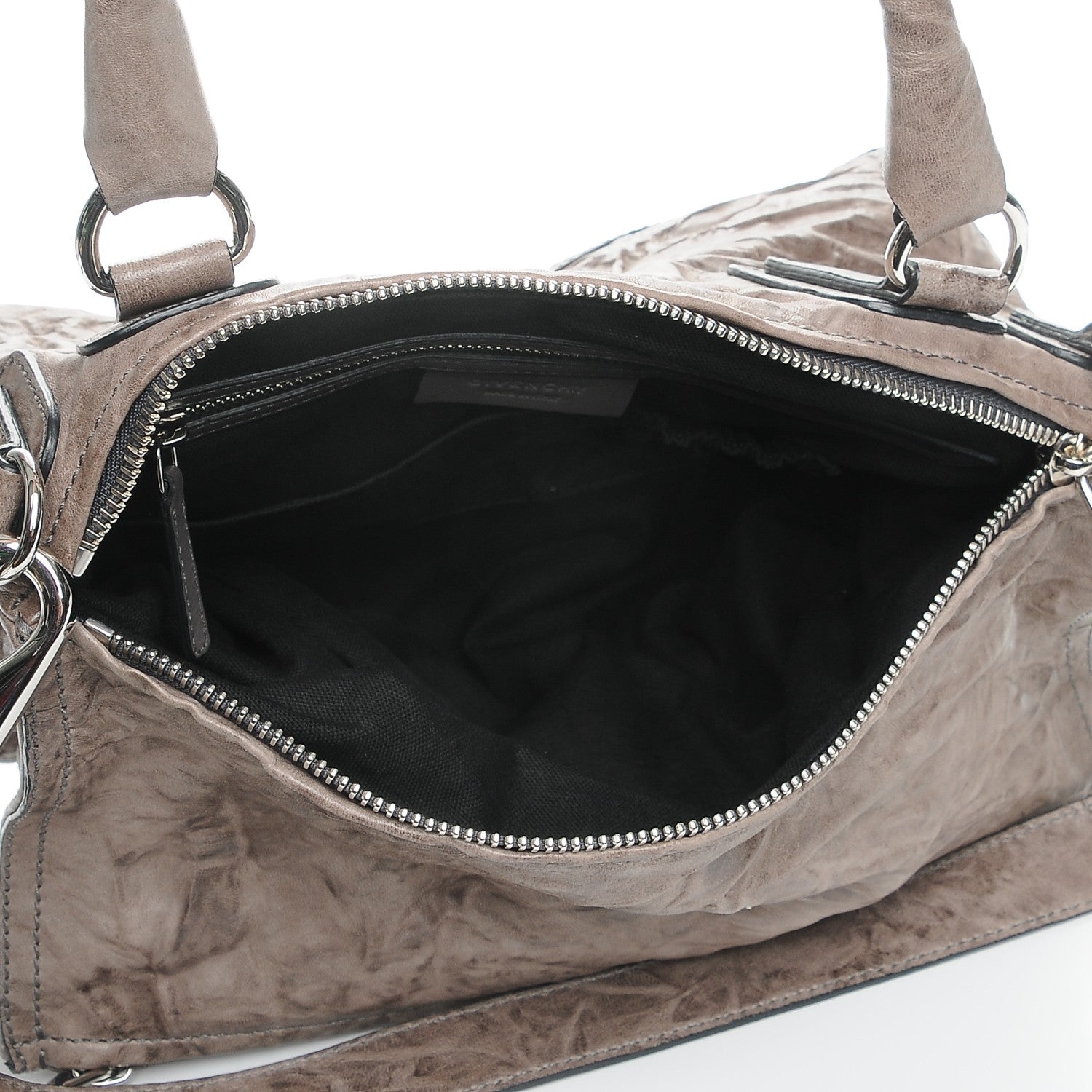 Givenchy Tumbled Sheepskin Medium Pandora Charcoal 6 of 12