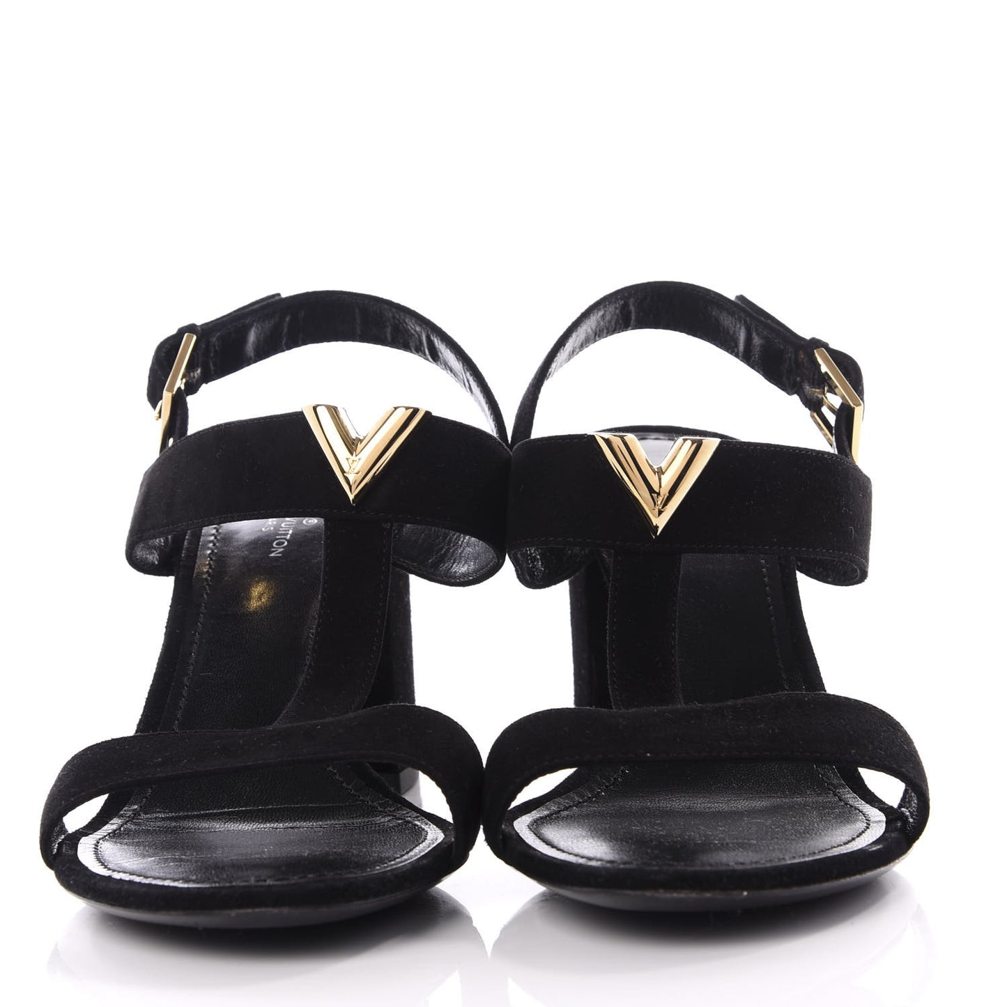 Suede Bahiana Sandals 39 Black