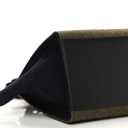 Celine Smooth Calfskin Felt Trapeze Khaki 5 of 12