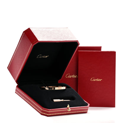 Cartier 18K Pink Gold Medium LOVE Bracelet 16 6 of 6