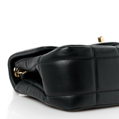 Chanel Lambskin Resin Crystal Square Quilted Mini Monacoco Flap Black 10 of 12