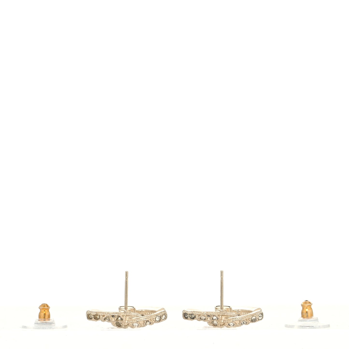 Crystal CC Earrings Gold