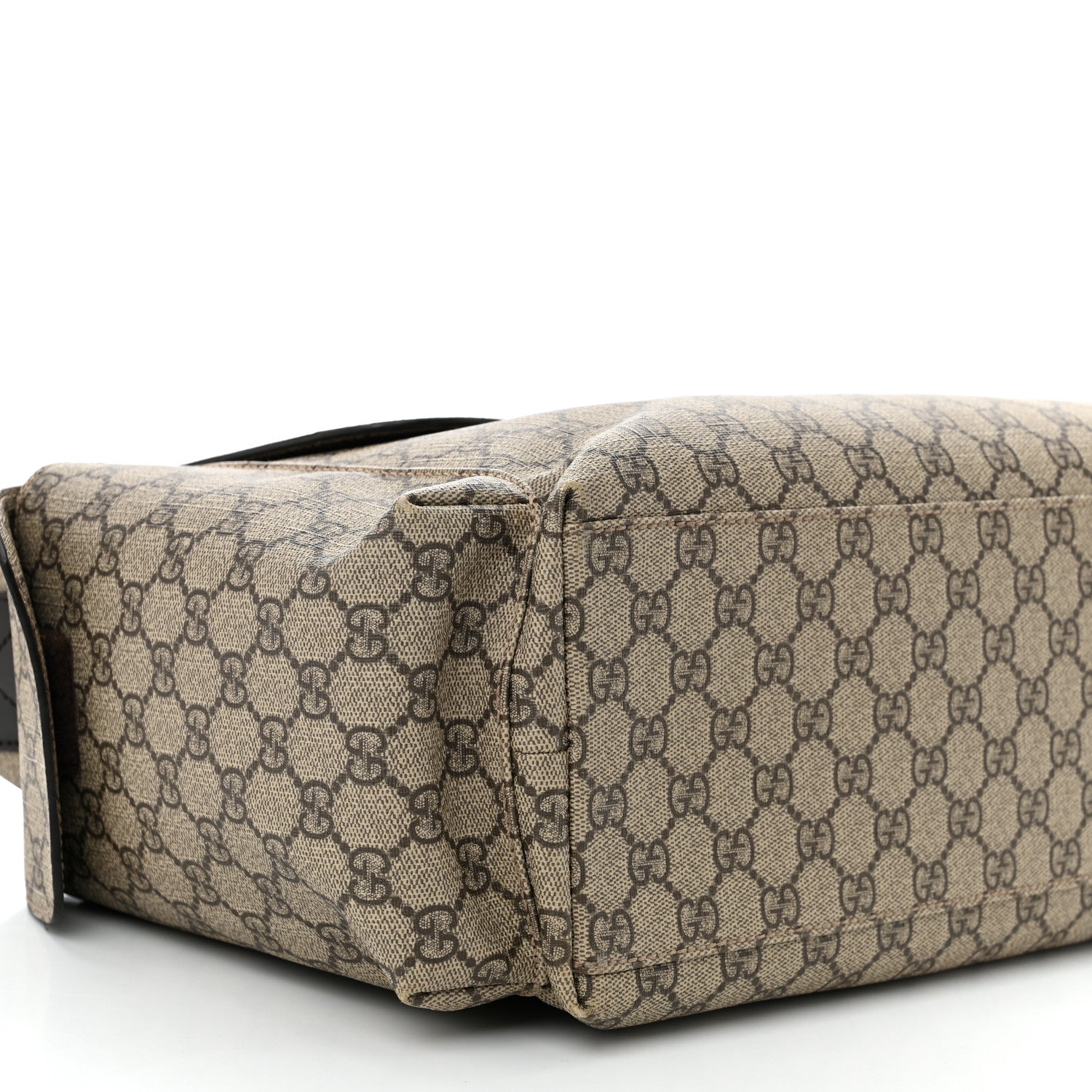 Gucci GG Plus Monogram Messenger Diaper Bag Dark Brown 10 of 12