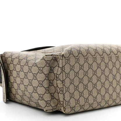Gucci GG Plus Monogram Messenger Diaper Bag Dark Brown 10 of 12