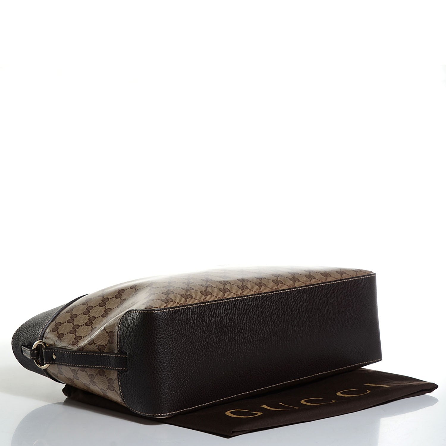 Gucci Crystal Monogram Tote Brown 4 of 7