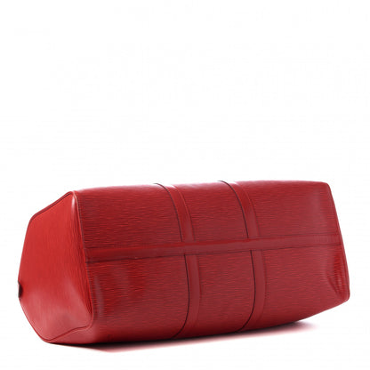 Louis Vuitton Epi Keepall 50 Castillan Red 3 of 10