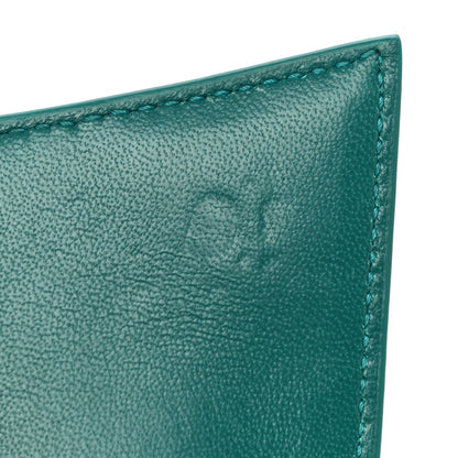 Balenciaga Shiny Calfskin Crocodile Embossed Hourglass Top Handle Bag XS Dark Turquoise 14 of 18