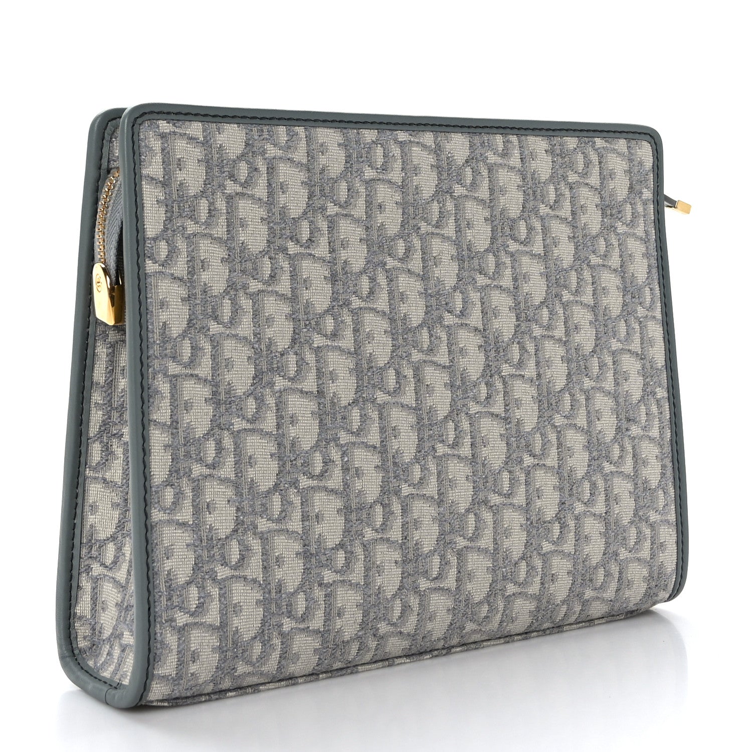 Christian Dior Oblique Medium 30 Montaigne Pouch Grey 3 of 8