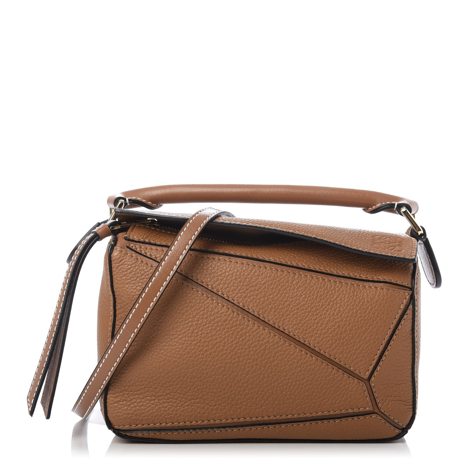 Loewe Calfskin Mini Puzzle Bag Tan 1 of 9